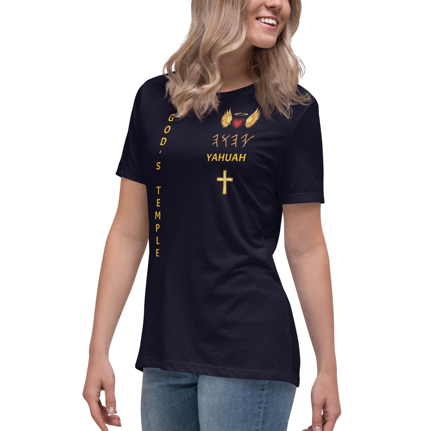 YAHUAH’s Temple S Women's Relaxed T-Shirt