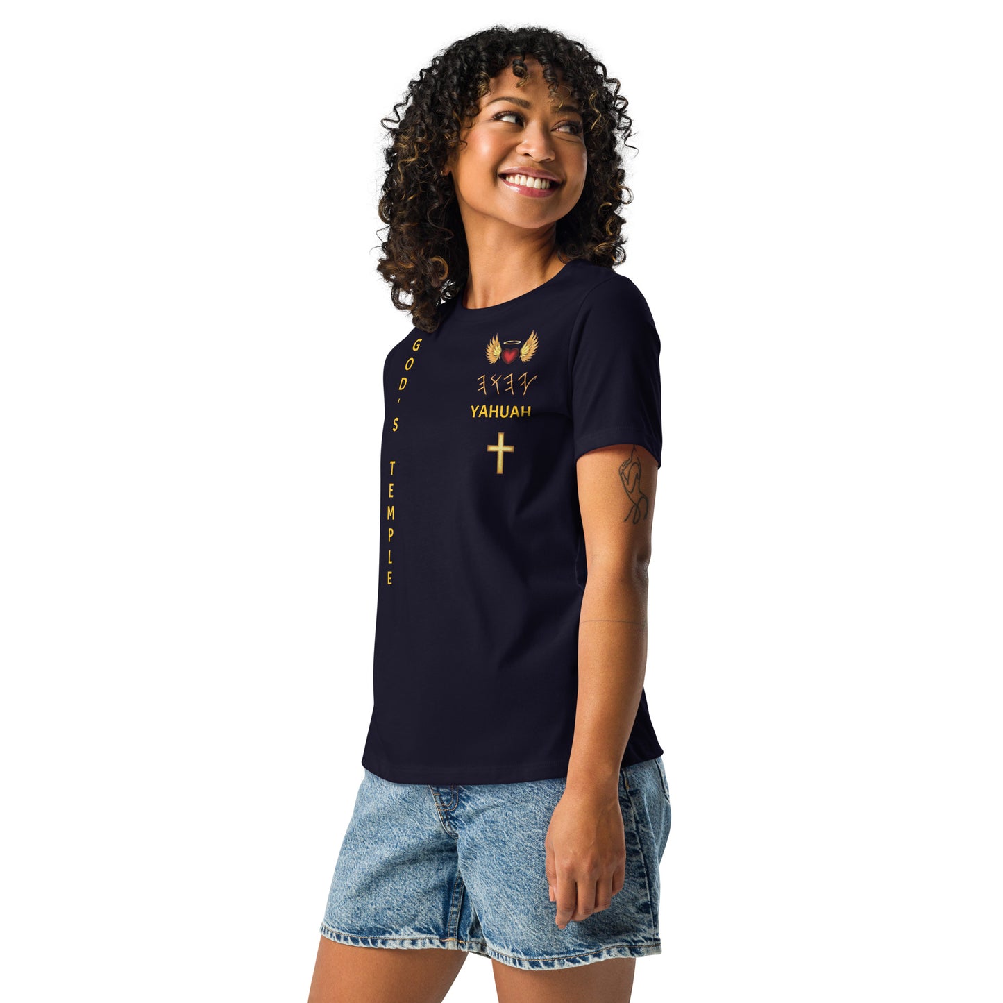 YAHUAH’s Temple S Women's Relaxed T-Shirt