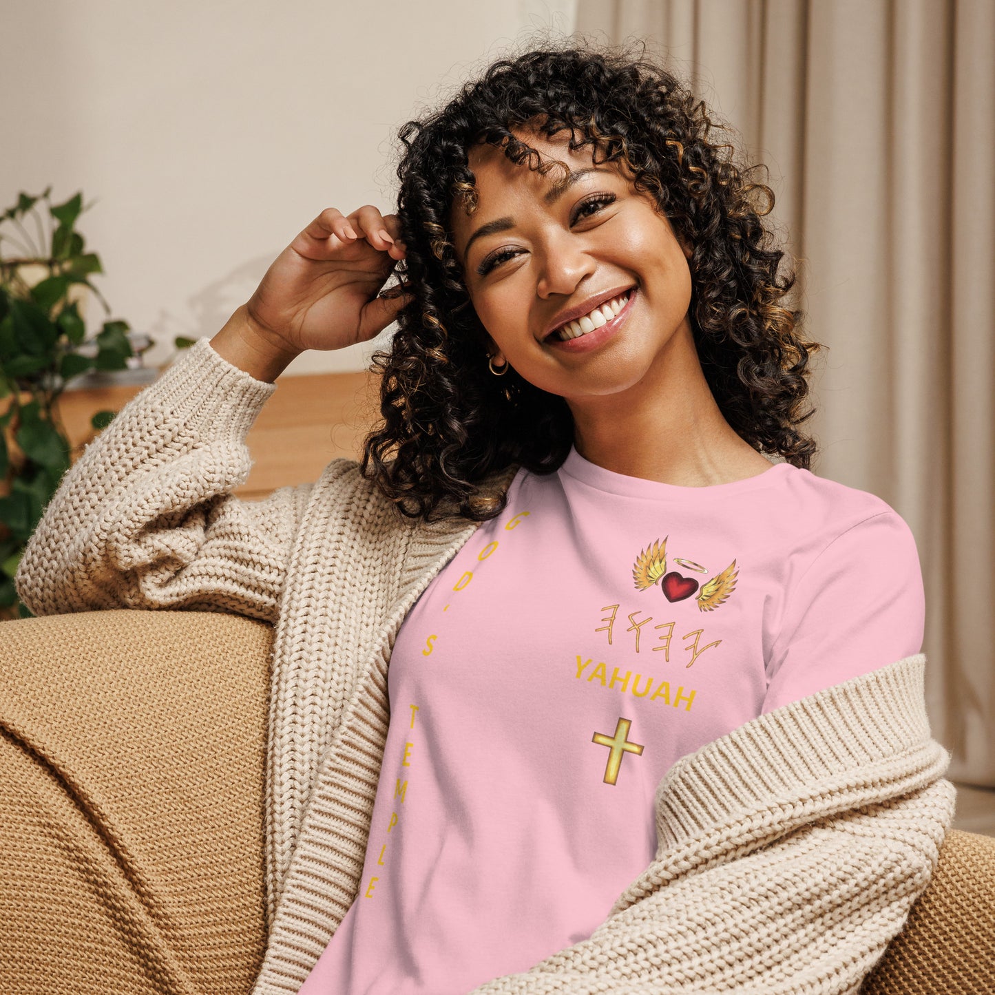 YAHUAH’s Temple S Women's Relaxed T-Shirt