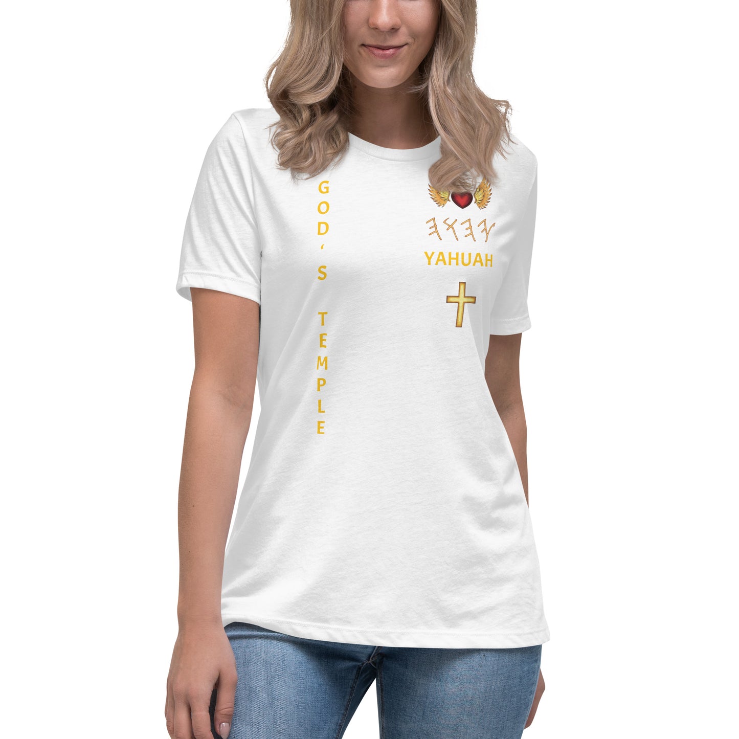YAHUAH’s Temple S Women's Relaxed T-Shirt